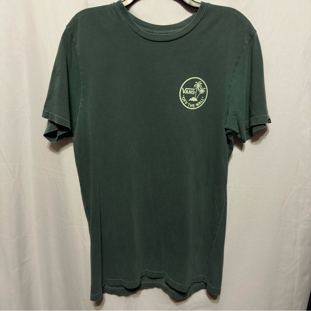 Vans Men's Dark Green Short Sleeve Tee